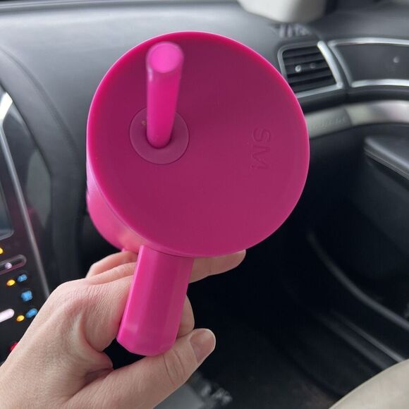 BRAUMS Simple Modern Tumbler 40 oz Pink w/ Handle Straw Lid Braum’s NEW 2025 - Picture 5 of 5